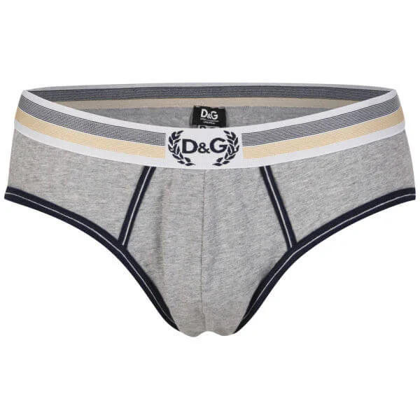 D&G Gold Medal Midi Brief - Grey - S - Grau Bild 1