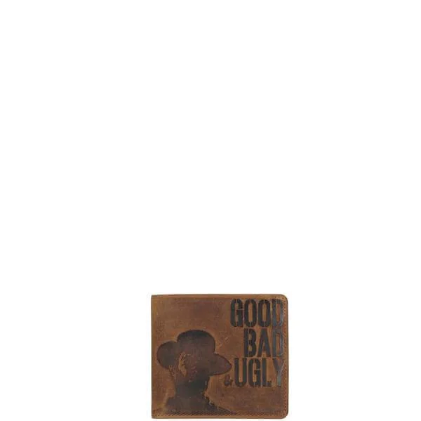 Mustard 'Ugly' Men's Leather Wallet - Tan Bild 1