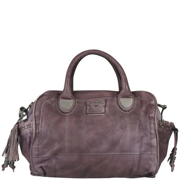 Diesel Secret Warrior Script Ii Sprayed Leather Holdall - Mudd T2180 Bild 1