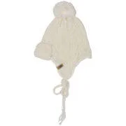 Diesel Bobble Knit Trapper Hat - Eine Größe - Cream Bild 1