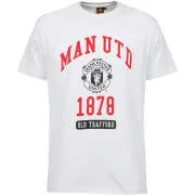 Men's Manchester United 1878 T-Shirt - White - S - Weiß Bild 1