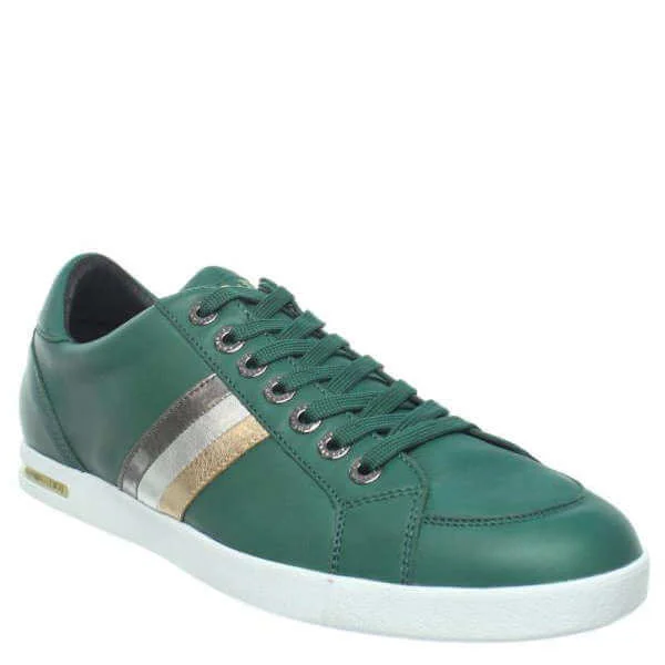 Dolce & Gabbana Trainers - Tri Stripe Tennis Trainer in Green - 10 Bild 1