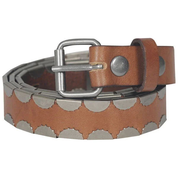 Firetrap Chapel metal embellished belt - S - Tan Bild 1