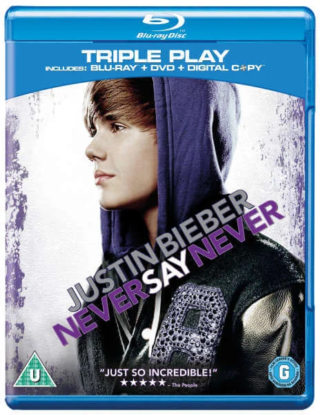 Justin Bieber: Never Say Never - Triple Play (Includes Blu-Ray, DVD and Digital Copy) Bild 1