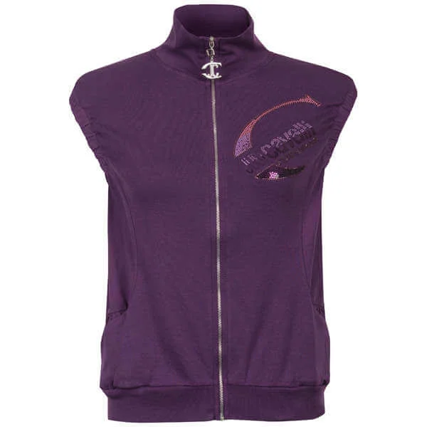 Just Cavalli Women's Branded Gillet - Violet - 6 - Violet Bild 1