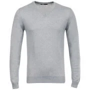 Romeo Gigli Men's Italian Cotton Cashmere Jumper - Grey - M - Grau Bild 1