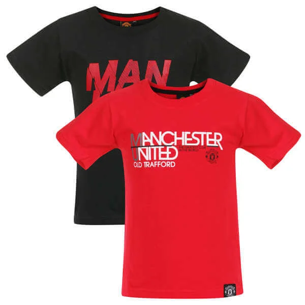 Boys' Manchester United 2-Pack 1878 T-Shirts - 2/3 Bild 1