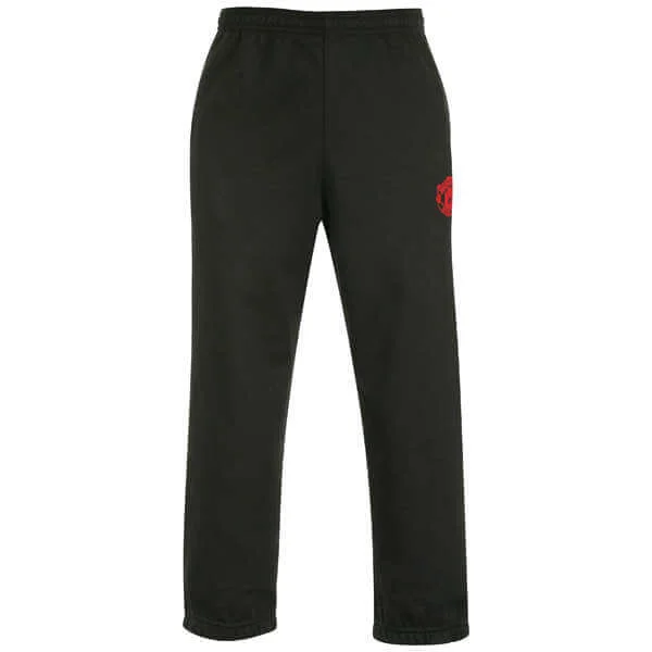 Boys' Manchester United Fleece Pant - Black - 2/3 Years - Schwarz Bild 1