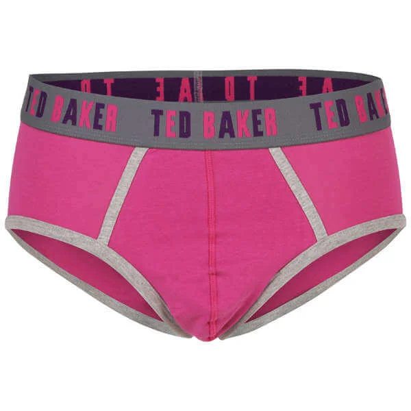 Ted Baker Jaques Plain Brief Deep Pink - 28-30 - Dunkel-Pink Bild 1