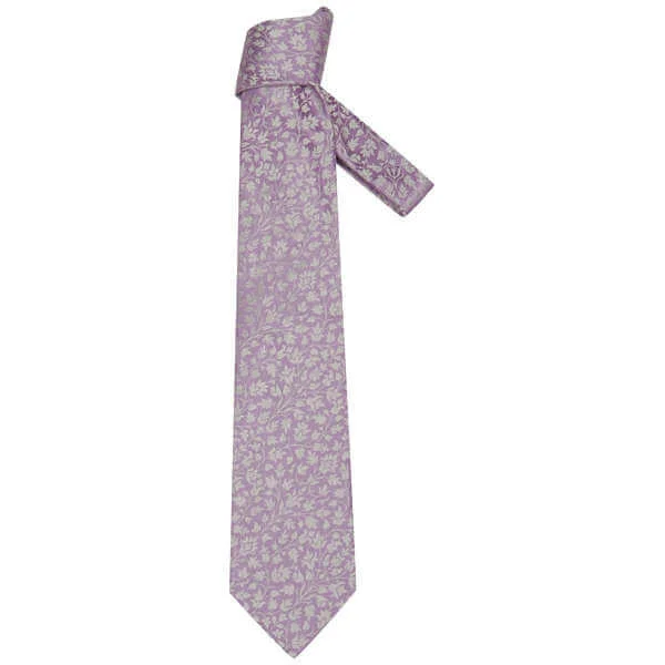 Hugo Boss Men's Tie Bt93 11093 - Lilac Bild 1