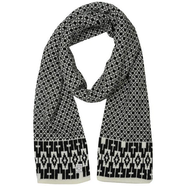 French Connection Mitten Man Scarf - Eine Größe - Black/White Bild 1