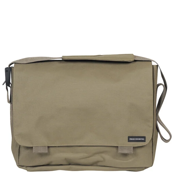 French Connection Men's Core Nylon Messenger Bag - Khaki Bild 1