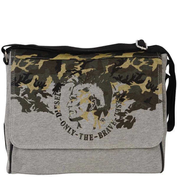 Diesel Happy Days Fleece Camo Ralph Camo Messenger Bag - Frost Grey Bild 1