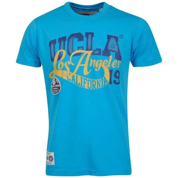 UCLA Men's King Logo Print T-Shirt - Diva Blue - S - Blau Bild 1