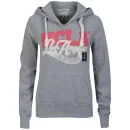 UCLA Women's Moreno Applique Hooded Sweatshirt - Grey Marl - S - Grau Bild 1