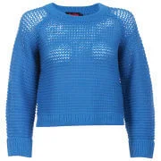 Motel Women's Jasmin Crop Knit - Turquoise - XS - Türkis Bild 1