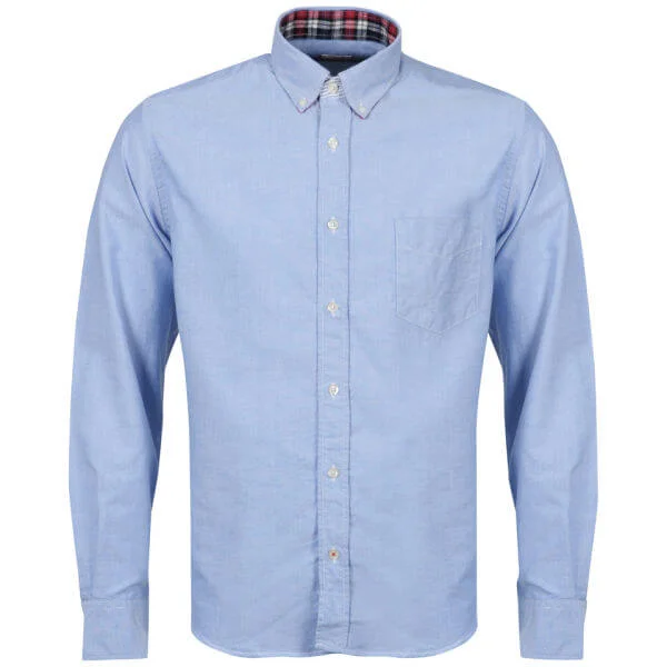 Hartford Men's Button Down Oxford Shirt - Blue - S - Blau Bild 1