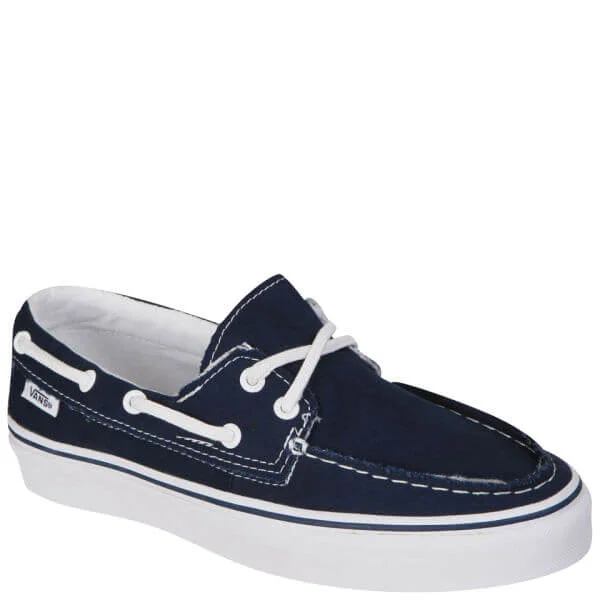 Vans Zapato Del Barco Canvas Deck Shoe - Navy/True White - 3 - Navy/True White Bild 1