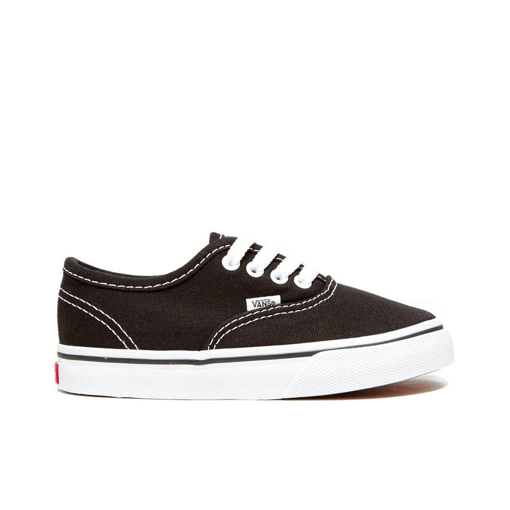 Vans Toddlers' Authentic Trainers - Black - UK 4 Toddler - Schwarz Bild 1