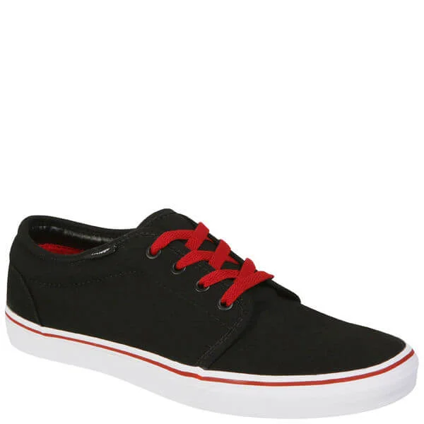 Vans 106 Vulcanized Canvas Trainer - Black/Chilli Pepper - 7 - Black/Chilli Pepper Bild 1