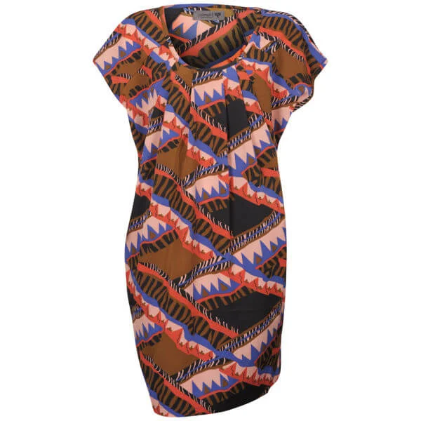 Numph Women's Misha Print Tunic Dress - Vision - XS - Coral Multi Bild 1