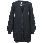 VILA Women's Fonerina Boyfriend Cardigan - Marine Blue - XS - Blau Bild 1