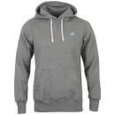 Nike Men's Hooded Sweatshirt - Charcoal - S - Dunkelgrau Bild 1