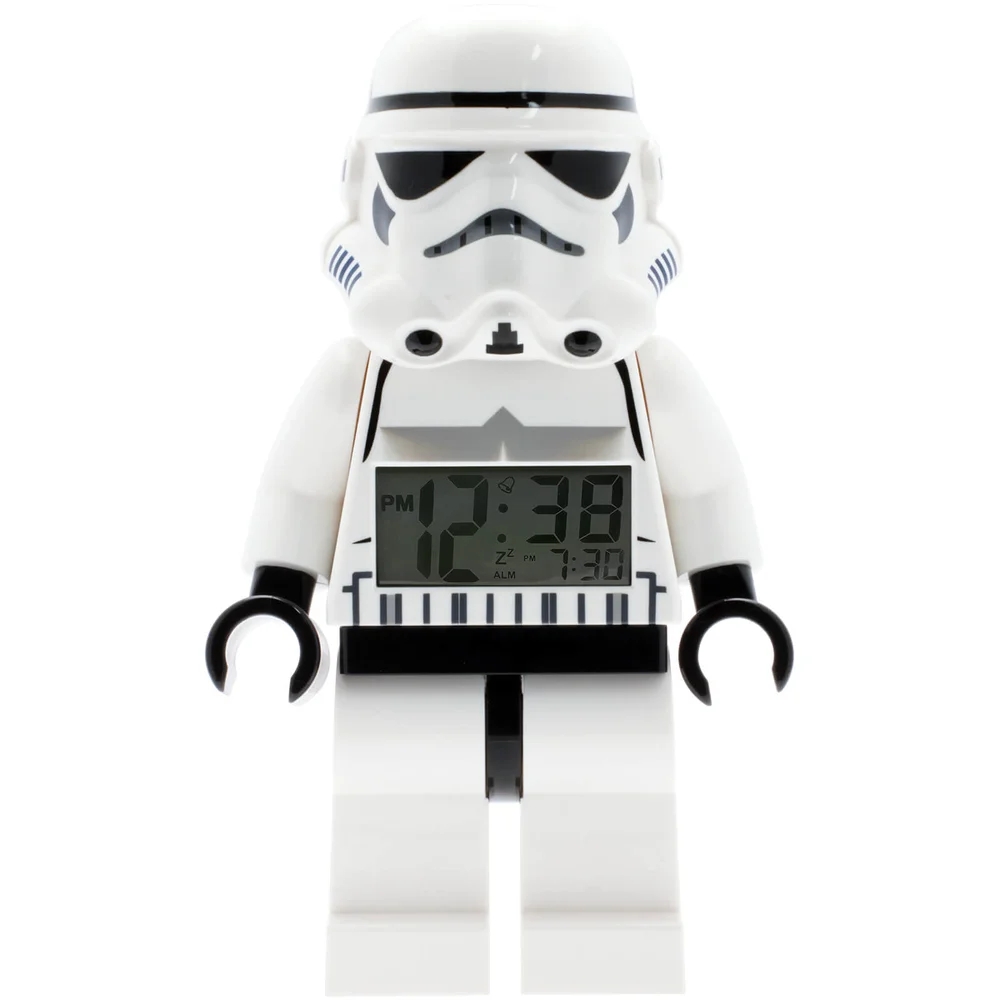 LEGO® Star Wars™ Stormtrooper Minifiguren-Uhr mit Wecker Bild 1