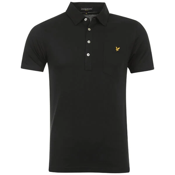 Lyle & Scott Men's Vintage SS Polo Shirt - Black - S - Schwarz Bild 1