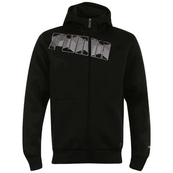 Puma Men's Hooded Sweatshirt - Black - S - Schwarz Bild 1