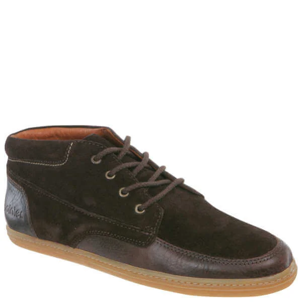 Pointer Men's Barajas Mid Trainers - Dark Chocolate - 7 - Dark Chocolate Bild 1