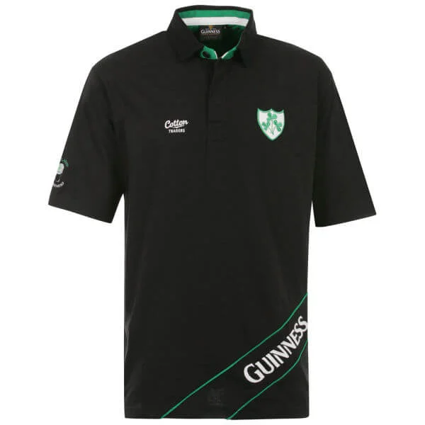 Cotton Traders Ireland Pique Polo Classic - Black - M - Grün Bild 1