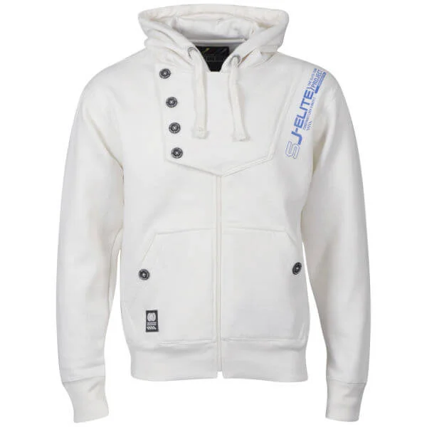 Smith & Jones Herren Construct Kapuzenpullover - Grauweiss - S - Off White Bild 1