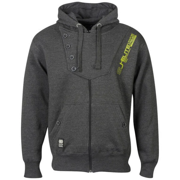 Smith & Jones Men's Construct Hoody - Charcoal - S - Dunkelgrau Bild 1