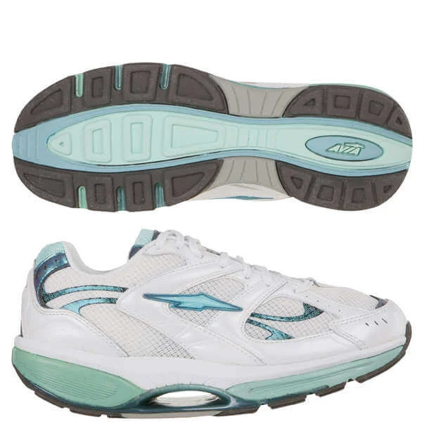 Avia Women's A9000W Athletic Shoes - White/Aqua/Teal - 3.5 - White/Aqua/Teal Bild 1