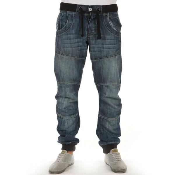 Crosshatch Men's Hawk Jeans - Dark Wash - 28S - Dark Wash Bild 1
