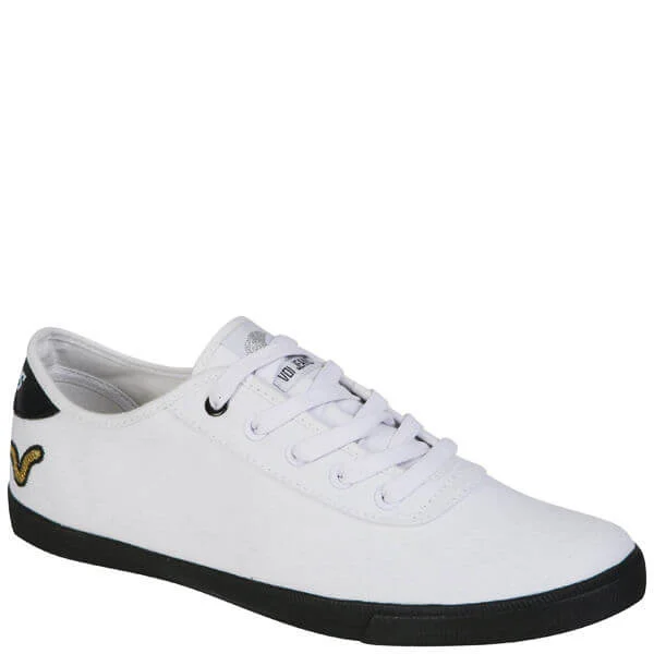 Voi Jeans Men's Senator Pumps - White/Black - 7 - White/Black Bild 1
