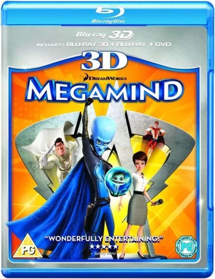 Megamind 3D (3D Blu-Ray, 2D Blu-Ray und DVD) Bild 1