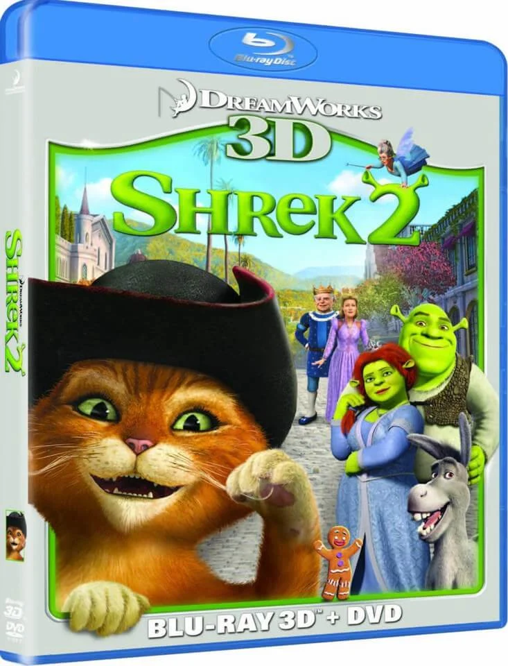 Shrek 2 – Der tollkühne Held kehrt zurück 3D (3D Blu-Ray, 2D Blu-Ray und DVD) Bild 1
