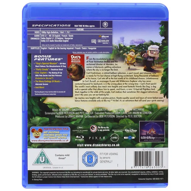 Up (Einzelne Scheibe)