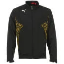 Puma Men's Full Zip Track Jacket - Black/Beige - S - Black/Beige Bild 1