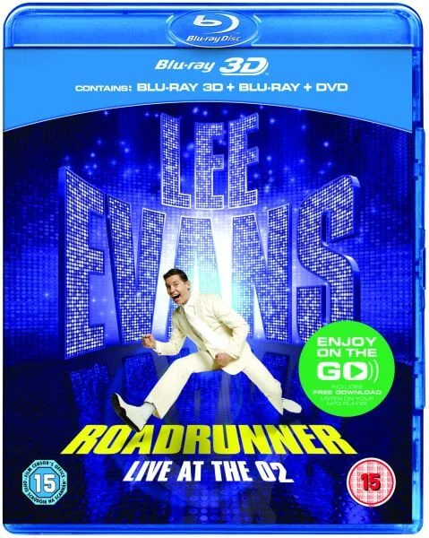 Lee Evans: Roadrunner - Live in der O2-Arena 3D (enthält 3D Blu-Ray, 2D Blu-Ray und DVD) Bild 1