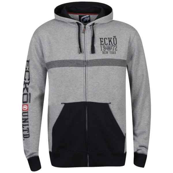 Ecko Men's Dodworth Hoody - Grey - S - Grau Bild 1