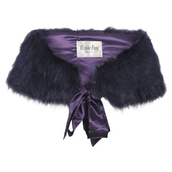 Rosie Fox Purple Faux Fur Bild 1