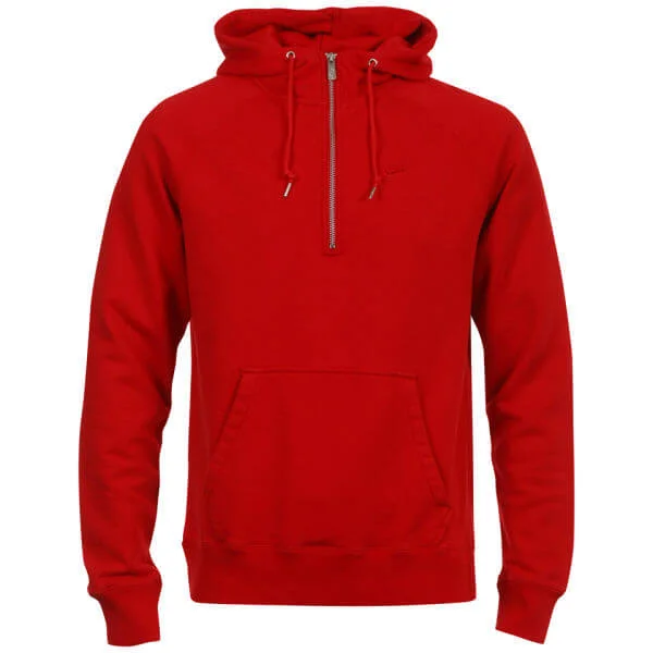 Nike Men's AW77 Half-Zip Hoody - Red - S - Rot Bild 1