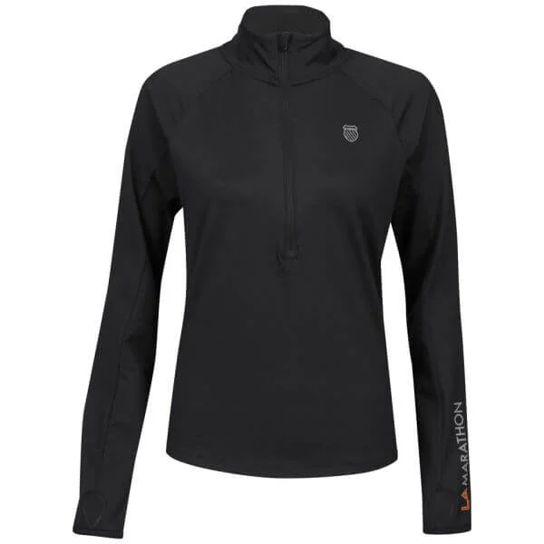 K-Swiss Women's Half Zip Top - Black - S - Schwarz Bild 1