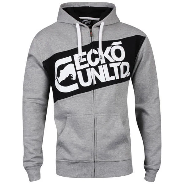 Ecko Herren Crainy Hoody - Grau/Schwarz - S - Grau/Schwarz Bild 1