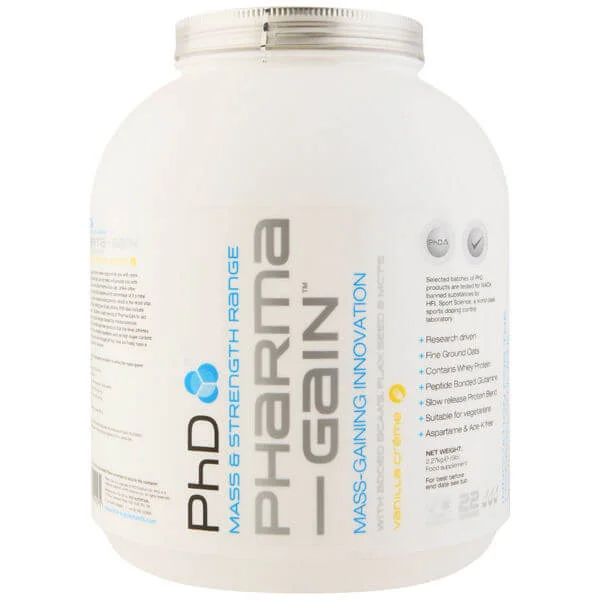 PhD Nutrition Pharma Gain - 2.27kg - Gefäss - Vanilla Creme Bild 1