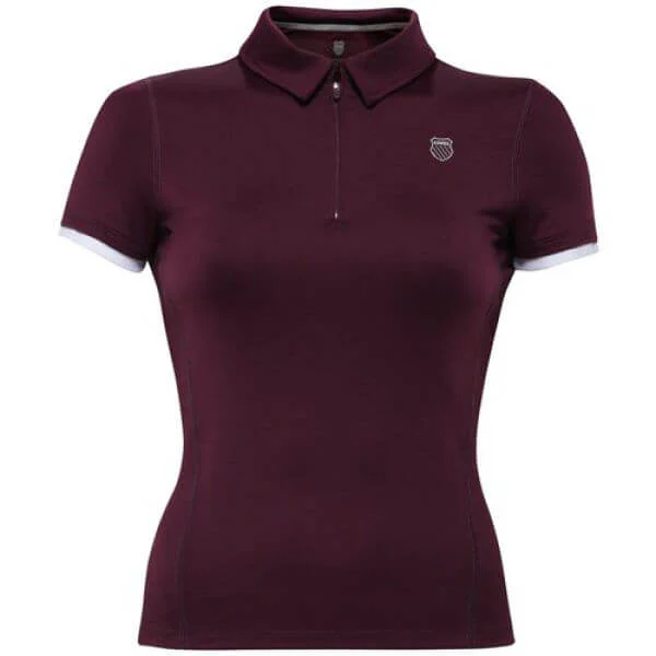 K-Swiss Women's Princess Seam Polo Shirt - Potent Purple - M - Potent Purple Bild 1