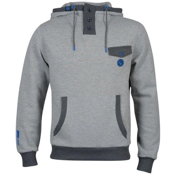 Carter Men's Auto Hooded Sweat - Grey - S - Grau Bild 1